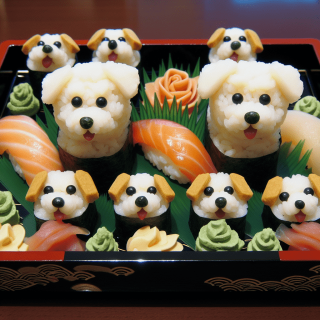 犬のお寿司　江戸前