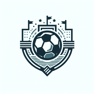 サッカーチームのシンプルなデザイン　エンブレム