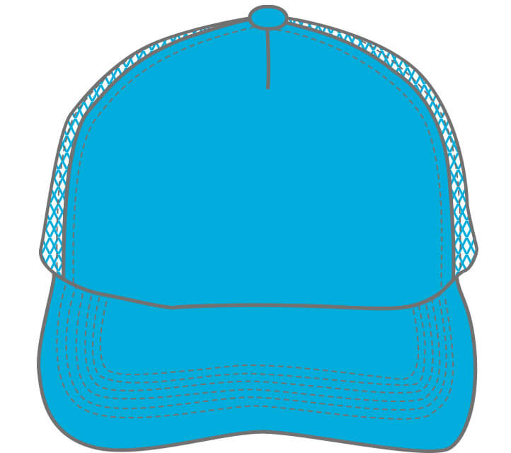 シミュレーター用キャップのカラーサンプル