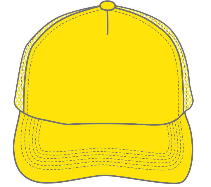 シミュレーター用キャップのカラーサンプル