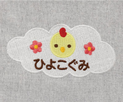 刺繍完成品