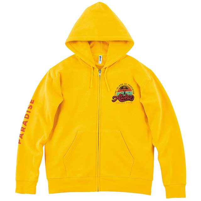 ドライ裏フリースジップパーカー