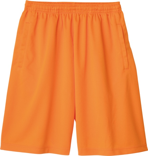 オレンジ｜快適ドライハーフパンツ