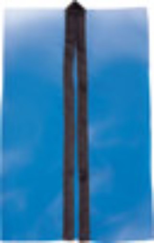 青（L）｜サテンロングはっぴ