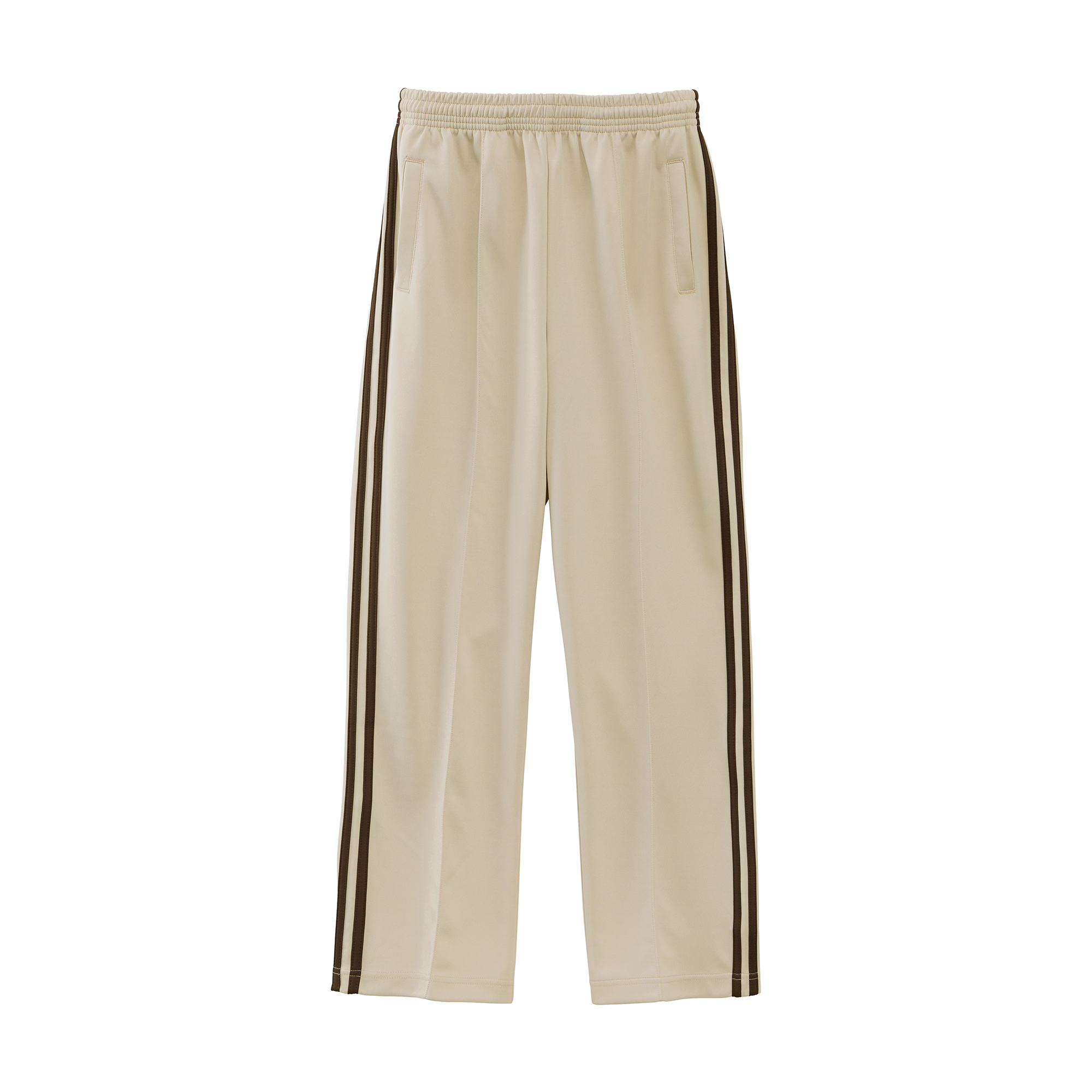 サンドベージュ×ダークブラウン｜ハイストリートラインパンツ