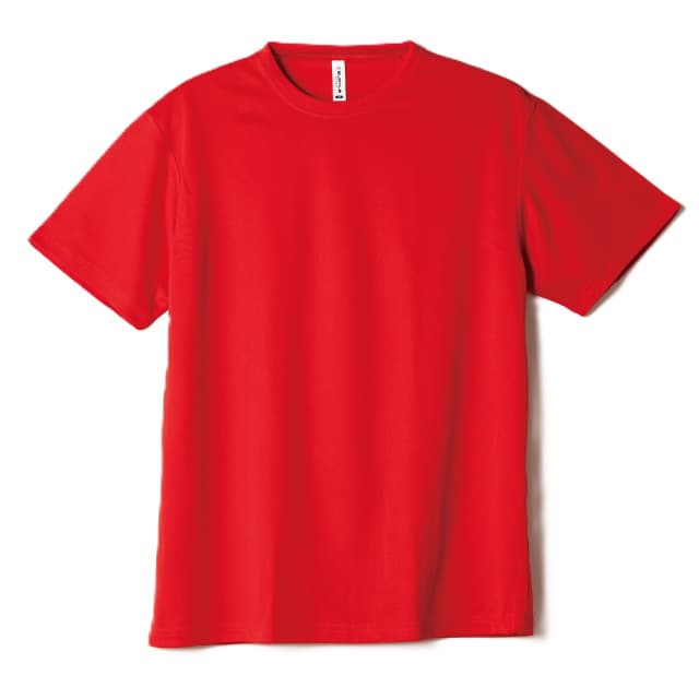 レッド｜オールラウンド ドライTシャツ