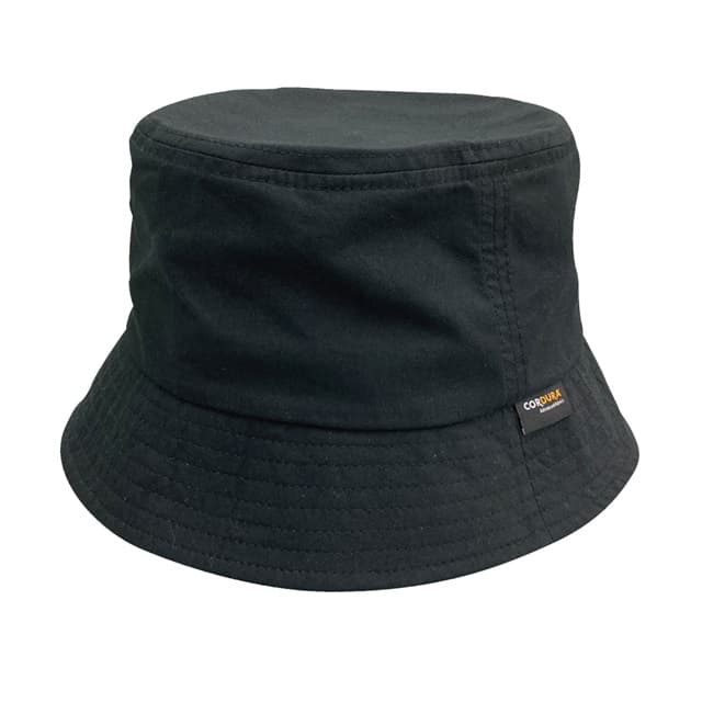 ブラック｜ニューマテリアルバケットハット