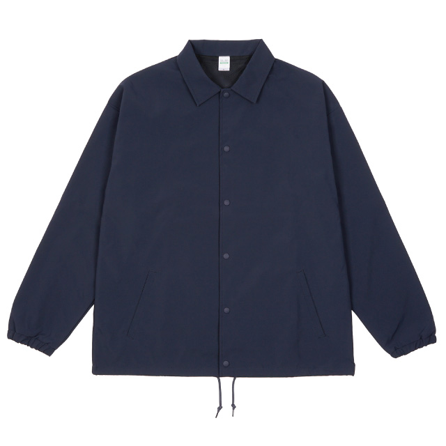 ネイビー｜質感マットコーチジャケット