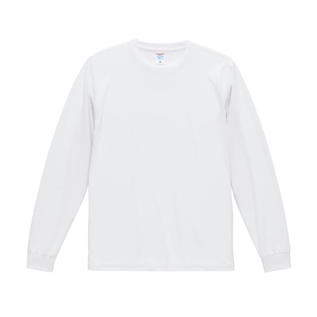 ホワイト｜やわらか再生ロングTシャツ