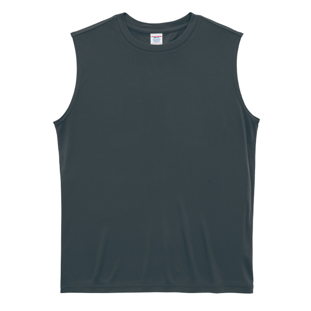 グレイッシュグリーン｜やわらか再生ノースリーブシャツ