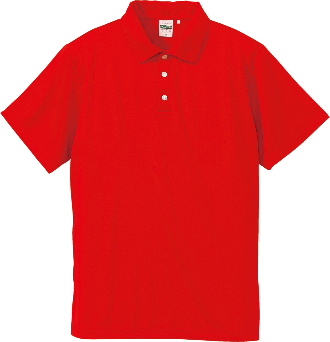 レッド｜No.1ドライポロシャツ
