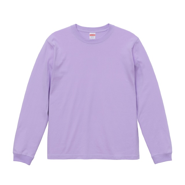 ライトパープル｜ロングスリーブTシャツ（袖リブ）