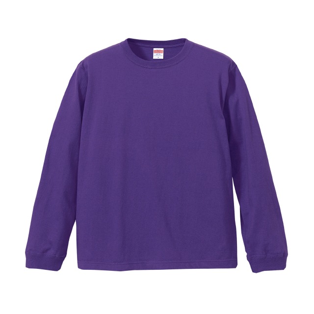 バイオレットパープル｜ロングスリーブTシャツ（袖リブ）