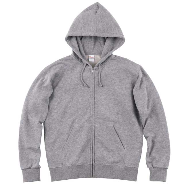 杢グレー｜みんなのジップパーカー
