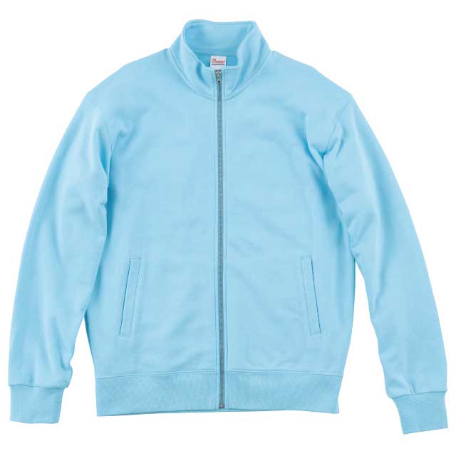 ライトブルー｜スタイリッシュスウェットブルゾン