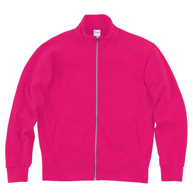 フラミンゴピンク｜スタイリッシュスウェットブルゾン