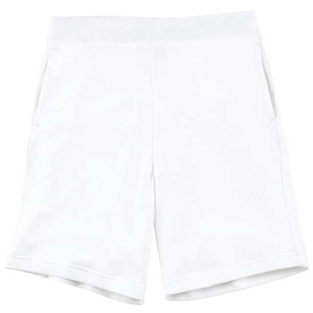 ホワイト｜カラフルライトスウェットハーフパンツ