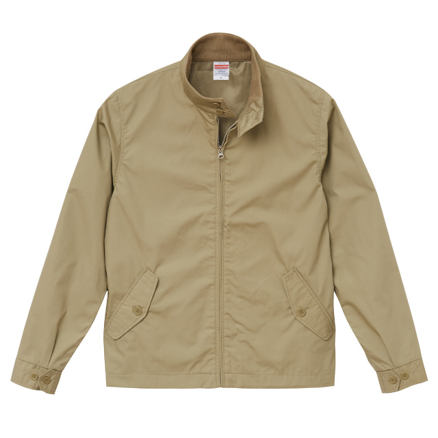 ベージュ｜美シルエットショート丈ブルゾン(裏地付)