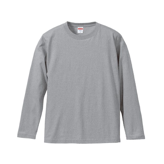 ミックスグレー｜ナチュラルロングスリーブTシャツ