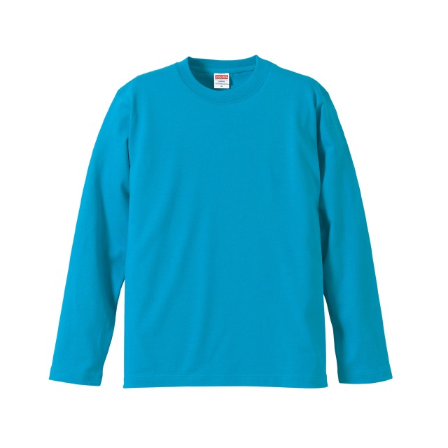 ターコイズブルー｜ナチュラルロングスリーブTシャツ