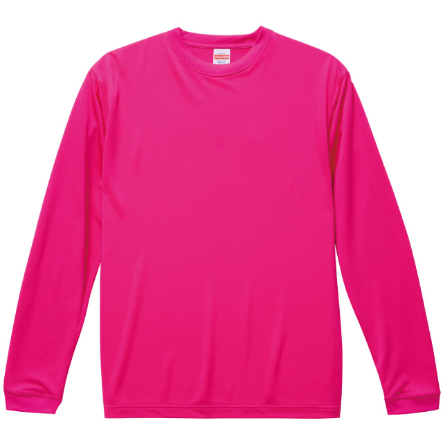 トロピカルピンク｜シルキータッチドライロングTシャツ