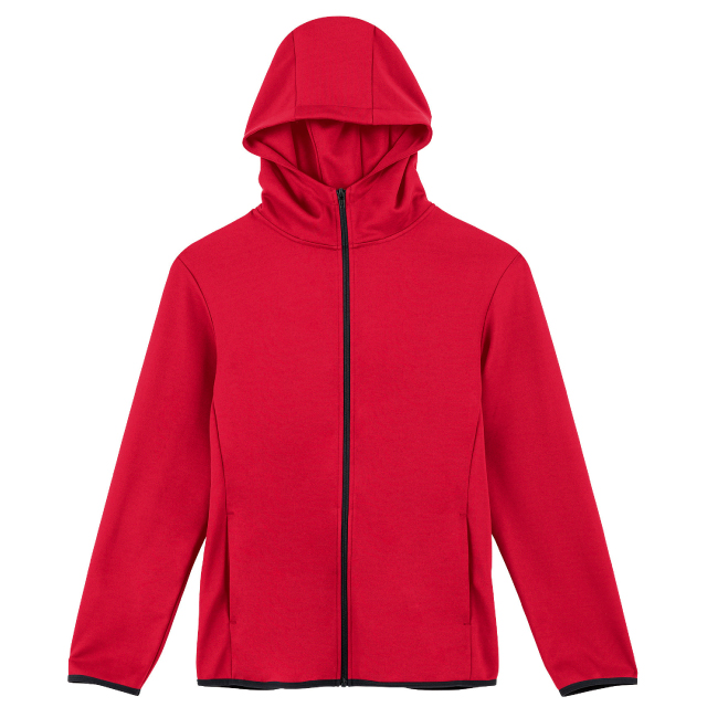 ガーネットレッド｜ドライスポーツジップパーカー