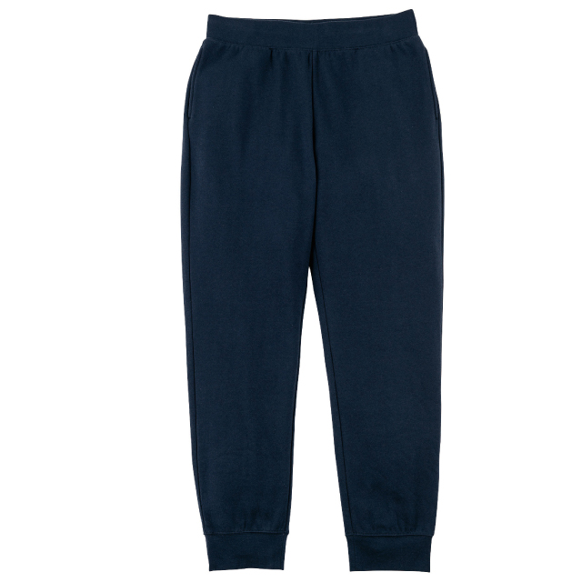 ネイビー｜やわらかドライパンツ（裏フリース）