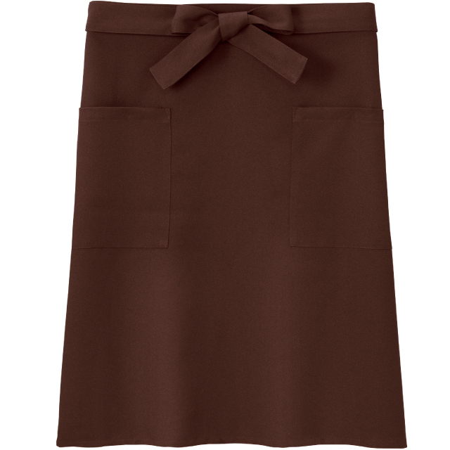 ブラウン｜ポリウェイターエプロン