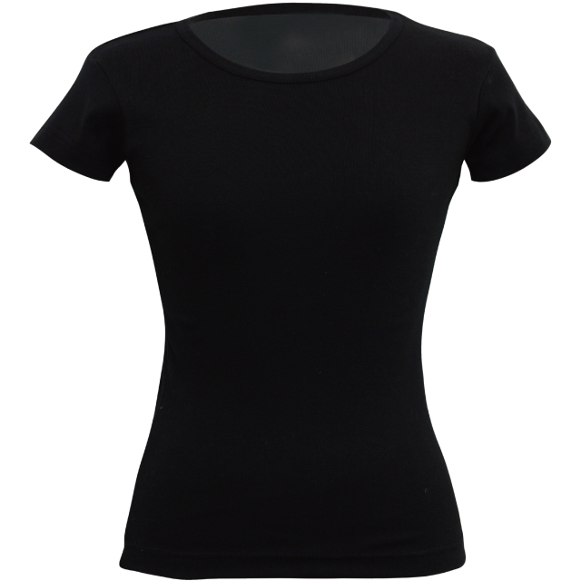 ブラック｜ビューティフルラインＴシャツ