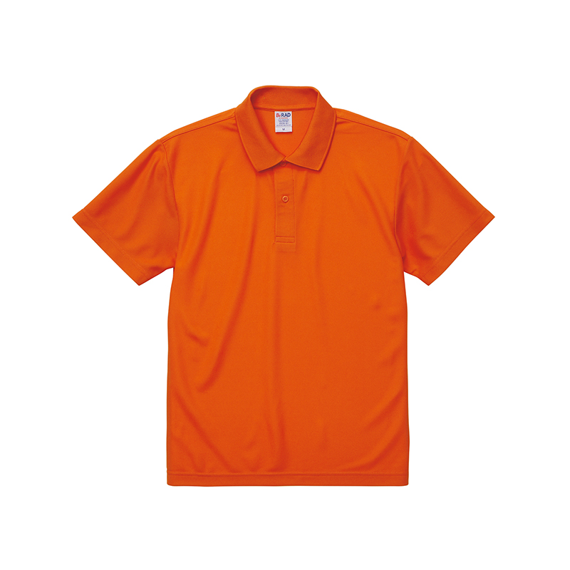 オレンジ｜スペシャルドライカノコポロシャツ（ノンブリード）