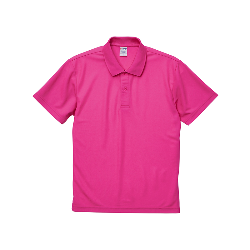 トロピカルピンク｜スペシャルドライカノコポロシャツ（ノンブリード）