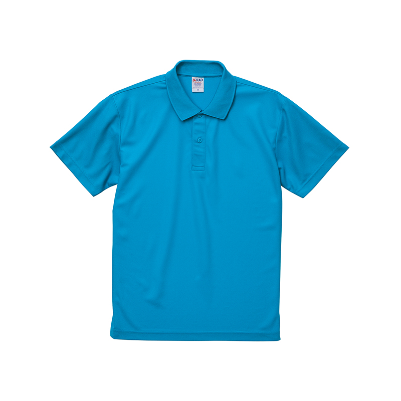ターコイズブルー｜スペシャルドライカノコポロシャツ（ノンブリード）
