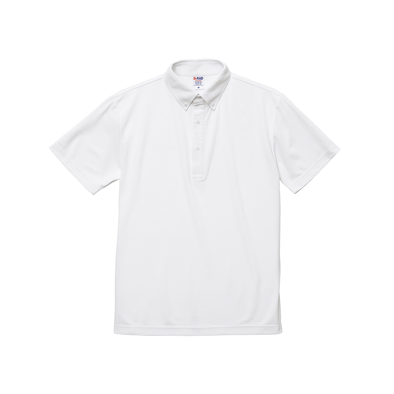 ホワイト｜スペシャルドライボタンダウンカノコポロシャツ(ノンブリード)