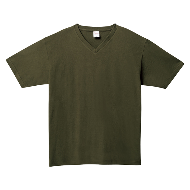 アーミーグリーン｜勝利のVネックTシャツ