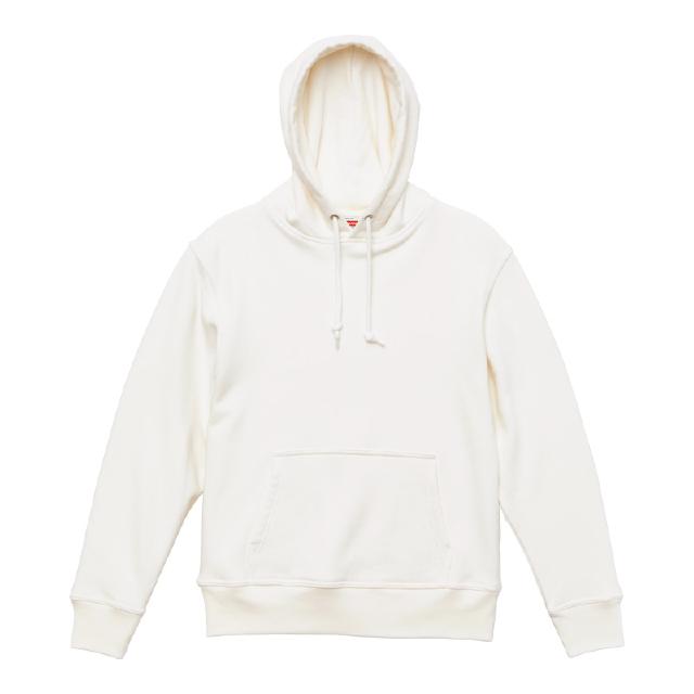 オフホワイト｜厚手ふっくらプルオーバーパーカー