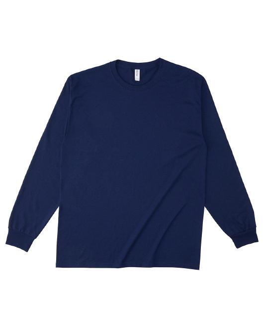 ネイビー｜ハイブリッドロングTシャツ