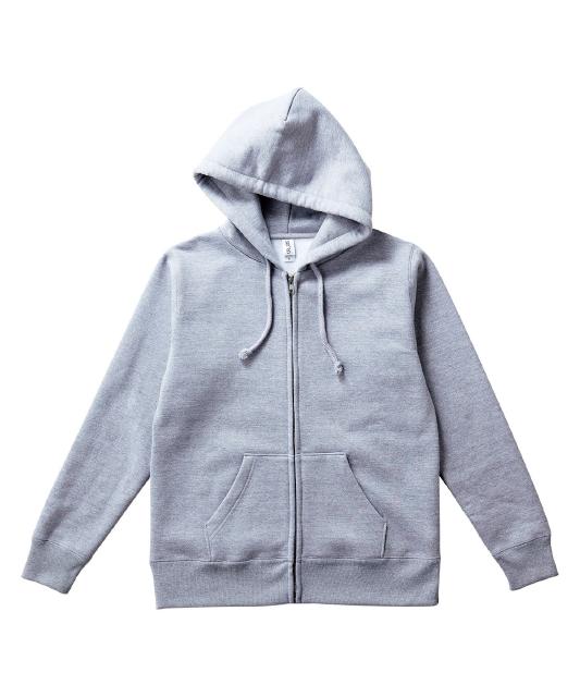 ヘザーグレー｜あったかジップパーカー