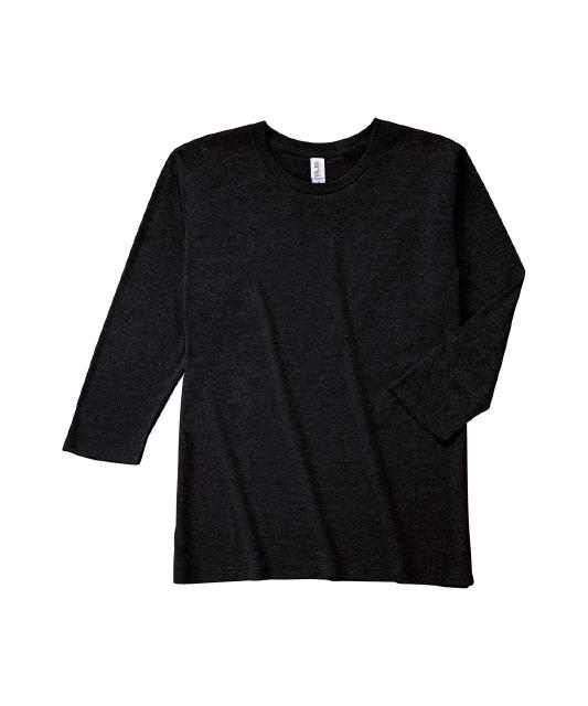 スミクロ｜ソフトシルエット7分袖Tシャツ