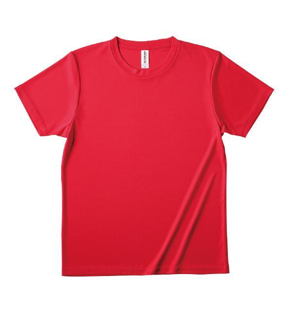 レッド｜ハイスペックドライTシャツ