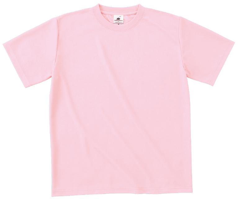 ライトピンク｜速乾ドライアクティブTシャツ
