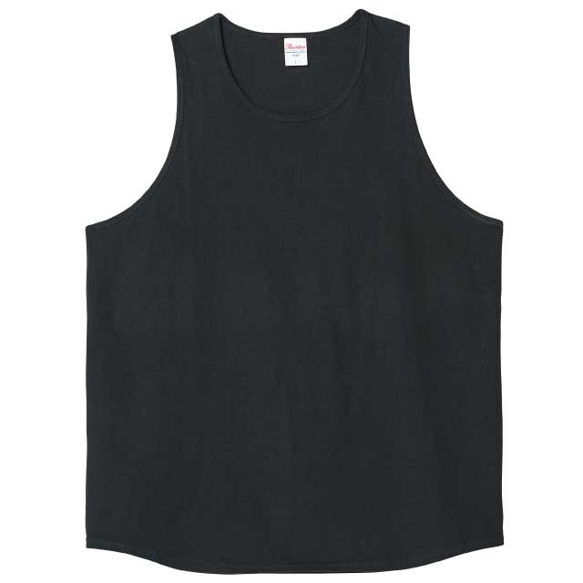 ブラック｜コットンタンクトップ