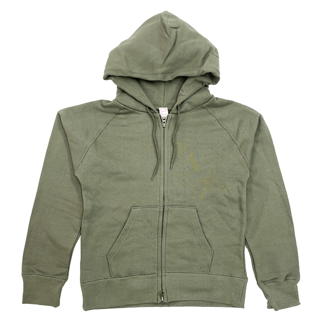 アーミーグリーン｜ガールズキャンプパーカー