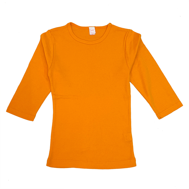 オレンジ｜7分袖Tシャツ