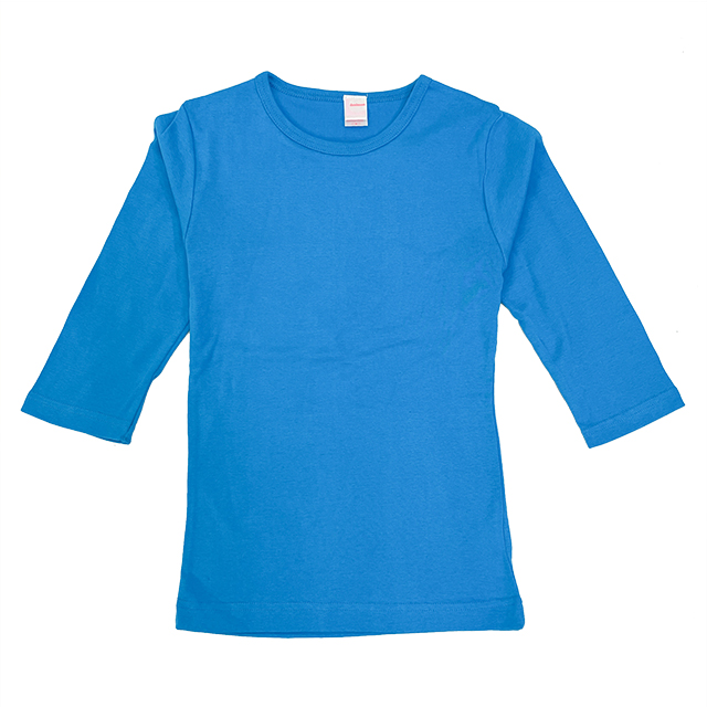 ディープターコイズ｜7分袖Tシャツ