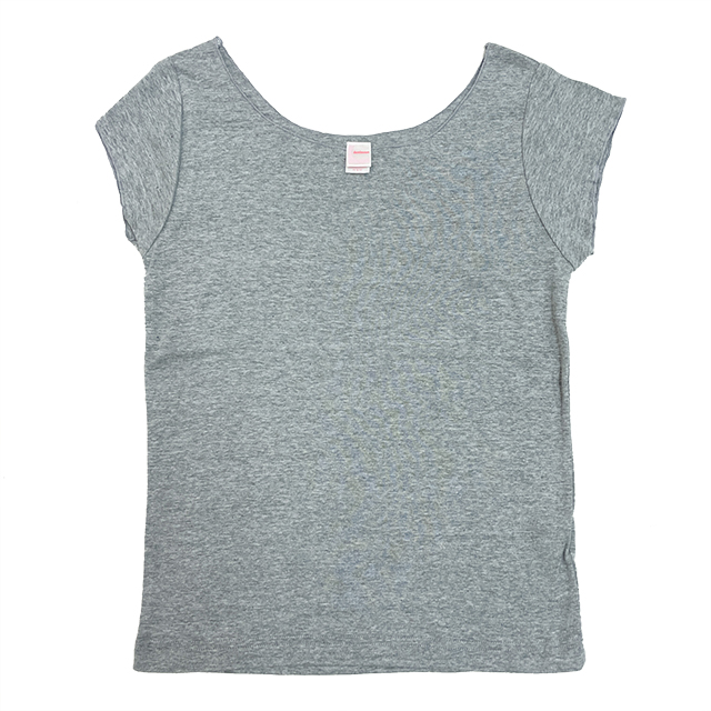 杢グレー｜レディースショートスリーブ