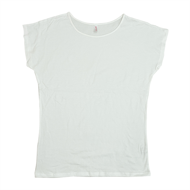 ホワイト｜ドルマンアンニュイTシャツ