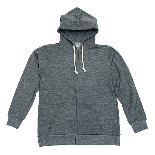 ミックスチャコール｜ポジティブジップパーカー