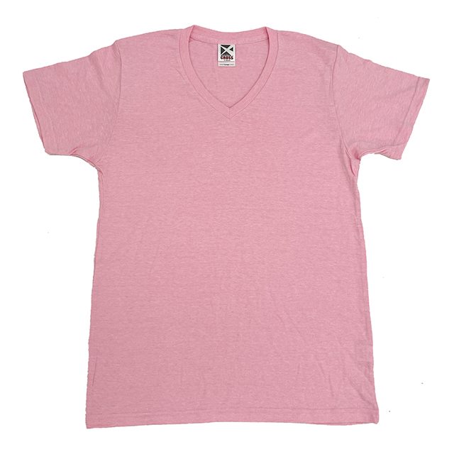 ミックスピンク｜ミックスVネックTシャツ