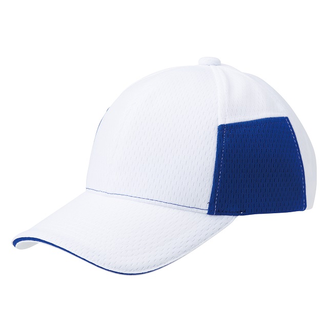 ホワイト／ロイヤルブルー｜ひんやりキャップ