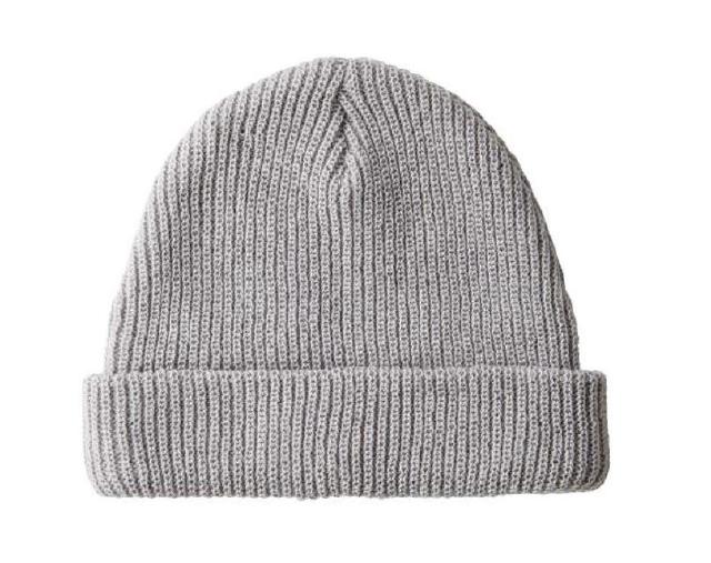 グレー｜ふんわりニット帽